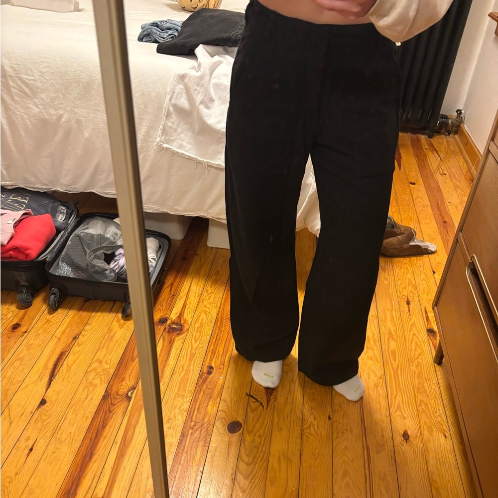 Garage Black Mid-Rise Pants
